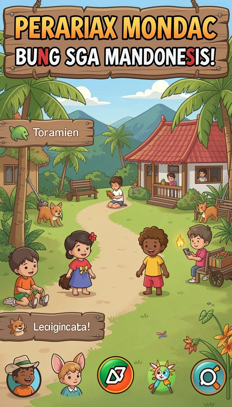 Tampilan antarmuka juuet4d di Android